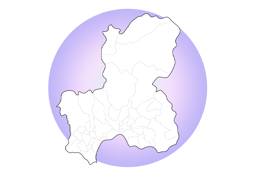 施工エリアは岐阜県内